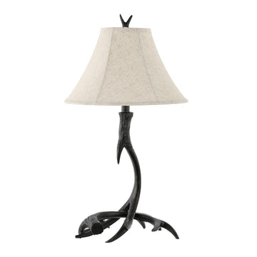 Antler 27.5" Rustic Resin LED Table Lamp - JONATHAN Y